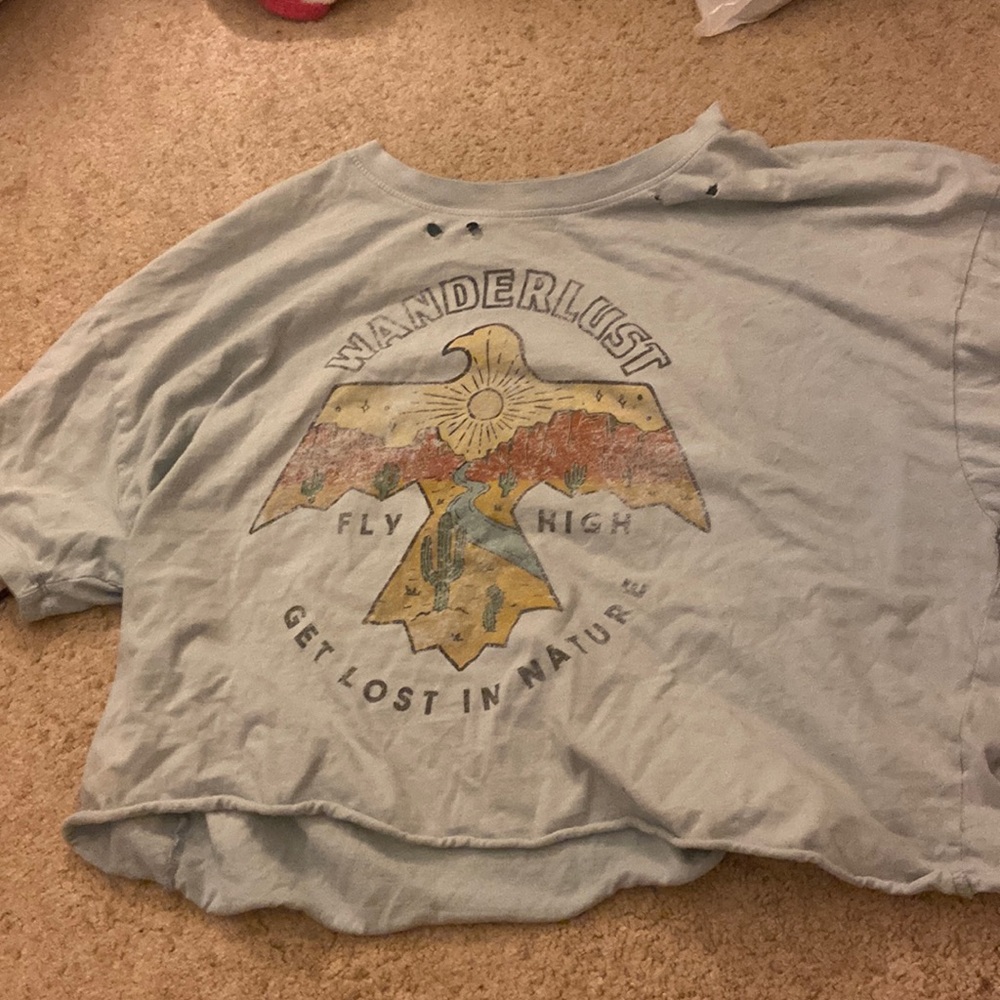 Womens 2xl forever 21 cropped tee